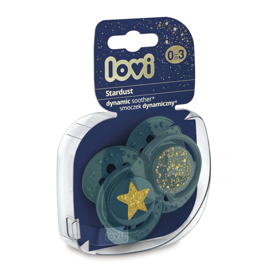 Smoczki STARDUST 2szt GREEN różne rozmiary / LOVI