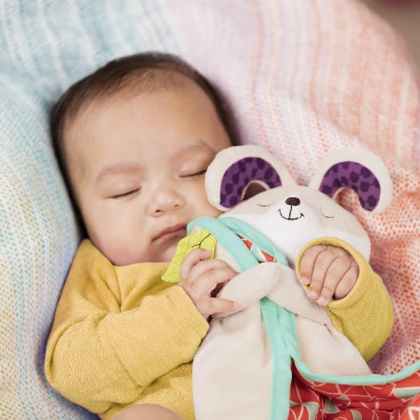 Kocyk-przytulanka dla niemowląt – KRÓLICZEK / B.Toys