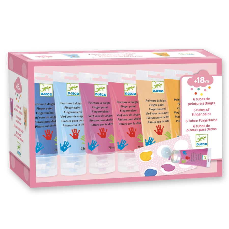 Farby do malowania palcami SWEET / Djeco