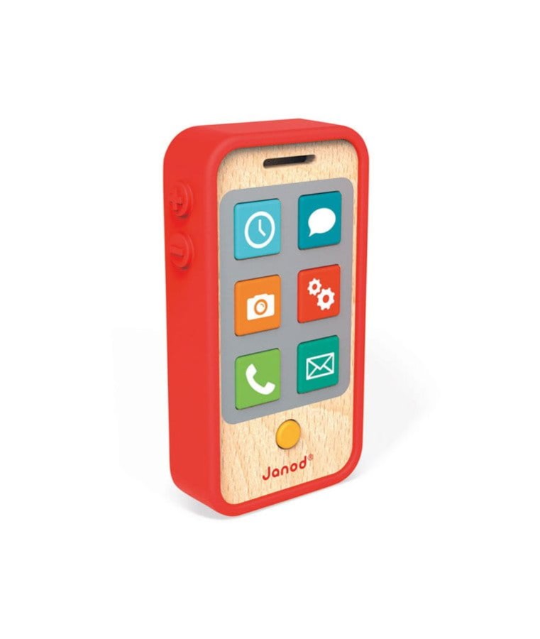 Telefon drewniany z dźwiękami / Janod