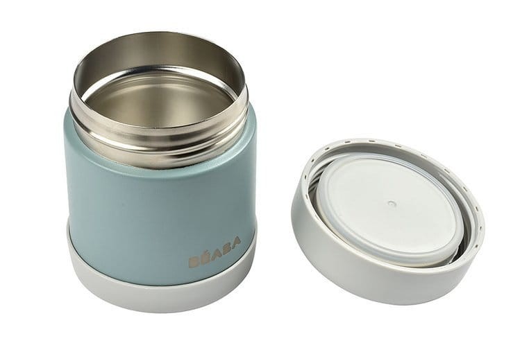 Pojemnik - termos obiadowy ze stali nierdzewnej 300 ml - eucalyptus green / Beaba