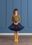 Spódnica Pettiskirt - granat RÓŻNE ROZMIARY / Manufaktura Falbanek