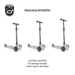 Highwaykick 3 LED Hulajnoga składana ze świecącymi kółkami 3+ Blueberry / Scootandride