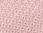 Bambusowy kocyk powder pink 80x100 - chain / My MEMI