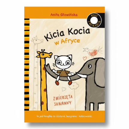Kicia Kocia w Afryce. Zwierzęta sawanny - kolorowanka / Wydawnictwo Media Rodzina