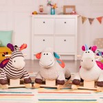Rodeo Rocker Kazoo – pluszowa ZEBRA na biegunach / B.Toys