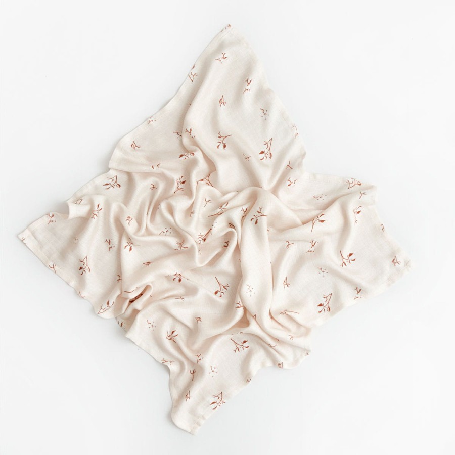 2pak pieluszek muślinowych 70x70cm – dmuchawce i gałązki bawełny / Bolo