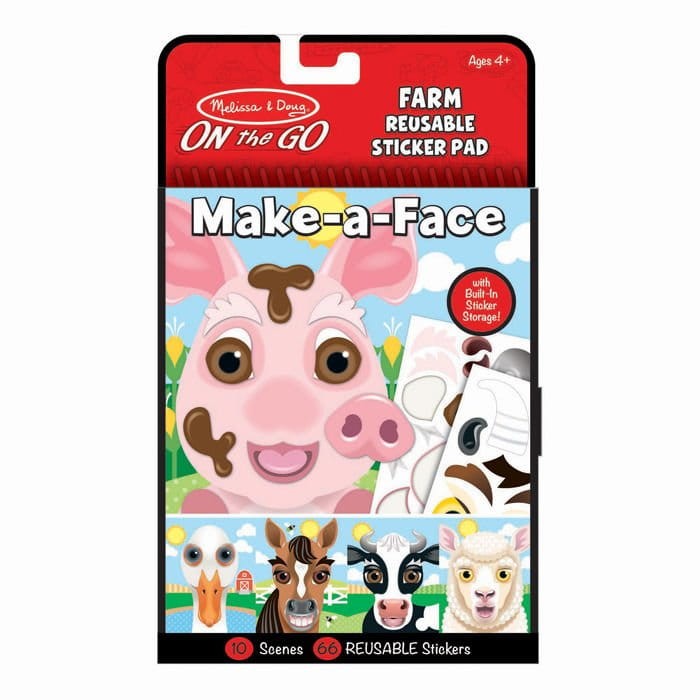 Naklejki Stwórz twarz - Farma / Melissa & Doug