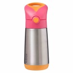 TERMOBUTELKA ZE SŁOMKĄ STRAWBERRY SHAKE 350 ML / b.box