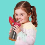 TERMOBUTELKA ZE SŁOMKĄ STRAWBERRY SHAKE 350 ML / b.box