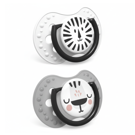Smoczki Salt&Pepper 2 szt. (3-6msc.) / Lovi