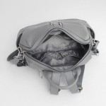 Plecak i torba dla mamy 2w1 MINI cool grey/silver / Joissy