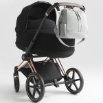 Plecak i torba dla mamy 2w1 MINI cool grey/silver / Joissy