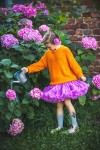 Spódnica Pettiskirt - Orchidea RÓŻNE ROZMIARY / Manufaktura Falbanek