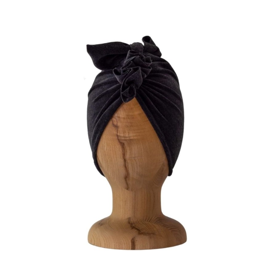 Turban Velvet Dark Grey RÓŻNE ROZMIARY / Looks by LUKS