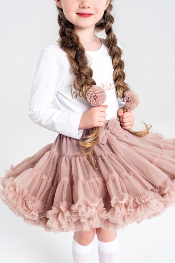 Spódnica Pettiskirt - wenecki róż RÓŻNE ROZMIARY / Manufaktura Falbanek