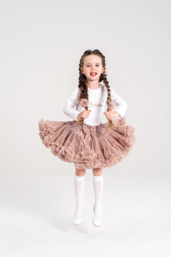 Spódnica Pettiskirt - wenecki róż RÓŻNE ROZMIARY / Manufaktura Falbanek