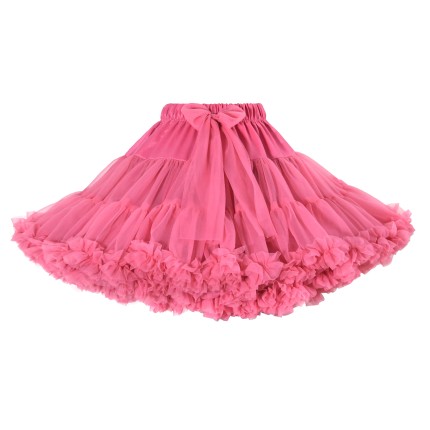 Spódnica Pettiskirt - szminkowy róż / Manufaktura Falbanek