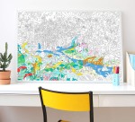 Kolorowanka 100x70cm DŻUNGLA / OMY