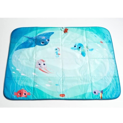 Mata edukacyjna podróżna XL 140x113 cm - Skarby Oceanu / Tiny Love