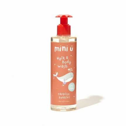 Naturalny żel do mycia ciała i włosów dla dzieci i niemowląt, 250 ml / Miniu