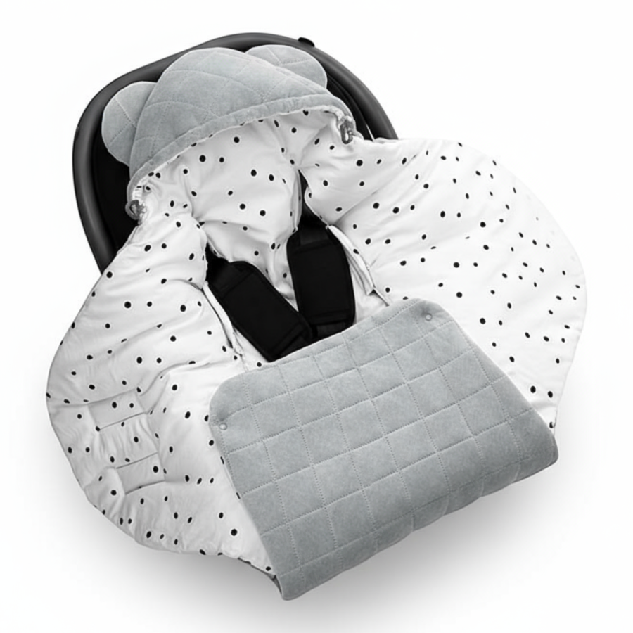 Otulacz/kocyk do fotelika samochodowego Royal Baby Grey