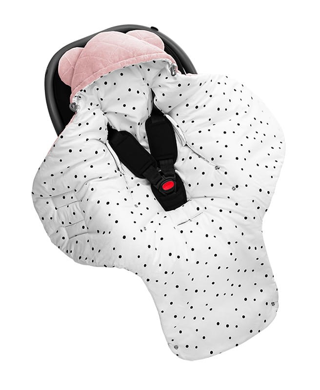 Otulacz/kocyk do fotelika samochodowego Royal Baby Pink