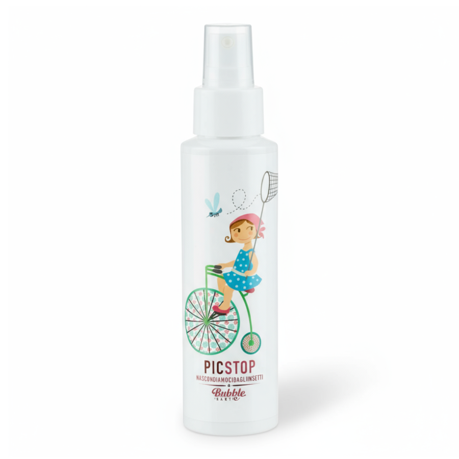 Organiczna Emulsja Odstraszająca Owady dla Dziewczynki, 100 ml, 0m+ / Bubble&CO