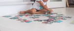 Świecące puzzle z mini-lampką UV Las 24 elementy 3+ / Janod