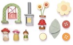 Przenośny, leśny domek z wyposażeniem i laleczkami / Tender Leaf Toys