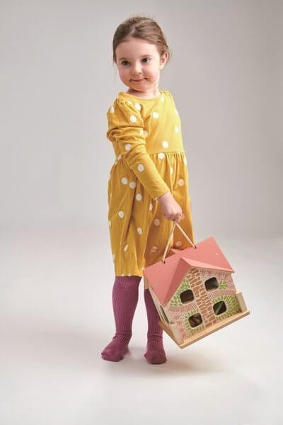 Przenośny, leśny domek z wyposażeniem i laleczkami / Tender Leaf Toys