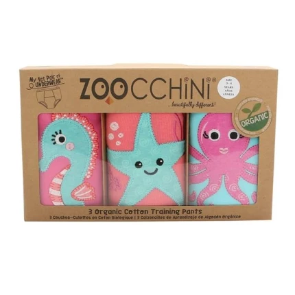 Majtki Treningowe Dziewczęce Ocean Gals / Zoocchini