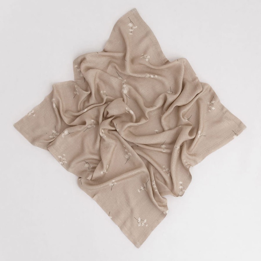 2pak pieluszek muślinowych 70x70cm, ptaszki-gałązki /Bolo