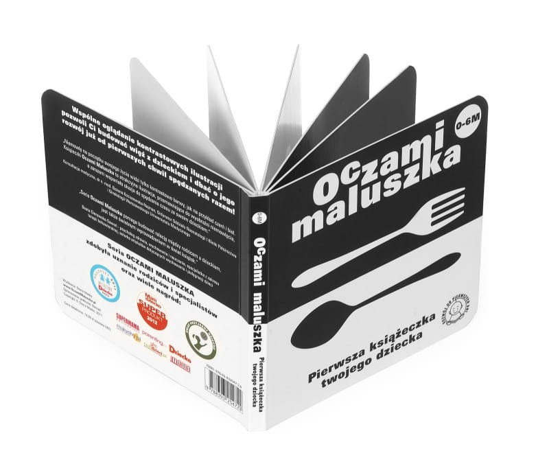 Oczami Maluszka kontrastowa książeczka Sztućce / Sierra Madre