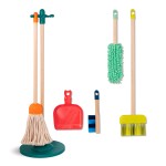 Clean ‘n’ Play – drewniany zestaw do sprzątania /B.Toys