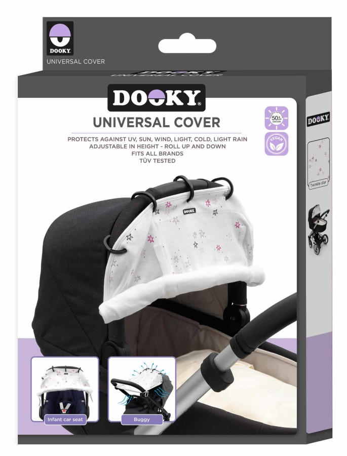 Uniwersalna osłonka do wózka i fotelika Twinkle Star / Dooky