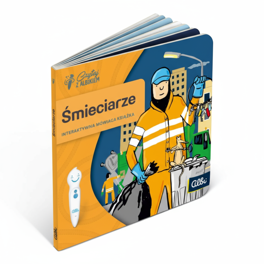 Mini książka zawody Śmieciarze / Czytaj z Albikiem