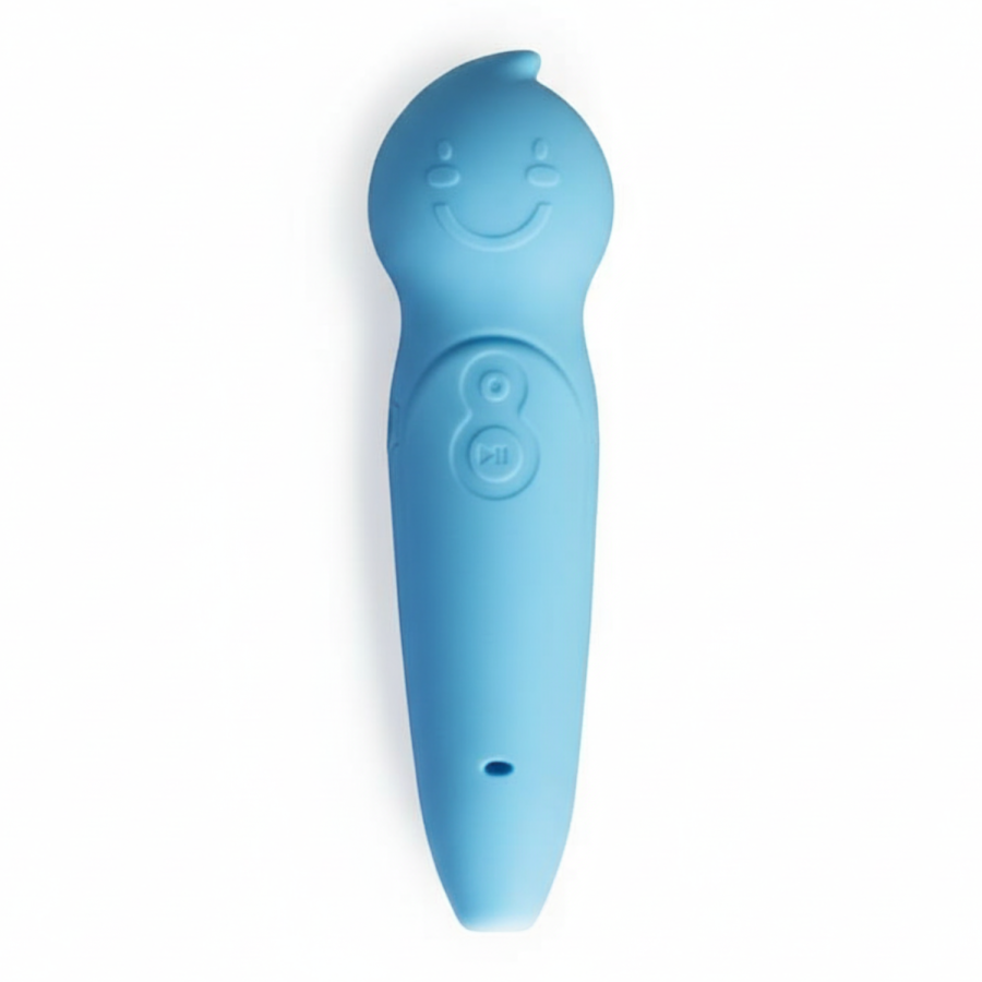 Etui silikonowe na pióro Albik - Niebieski / Czytaj z Albikiem
