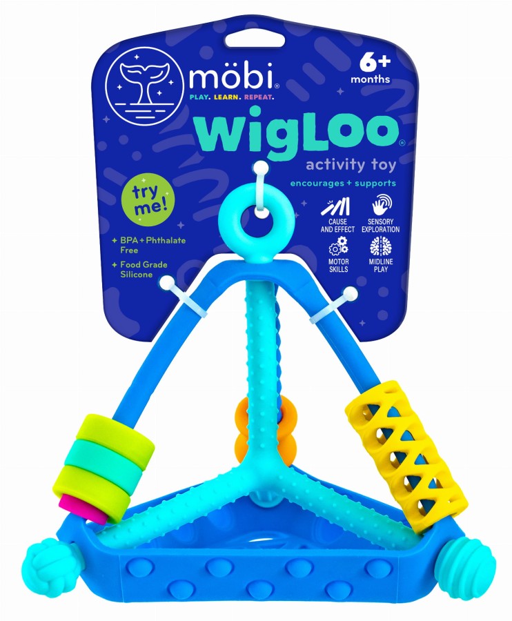Wigloo Piramidka. Zabawka sensoryczna.