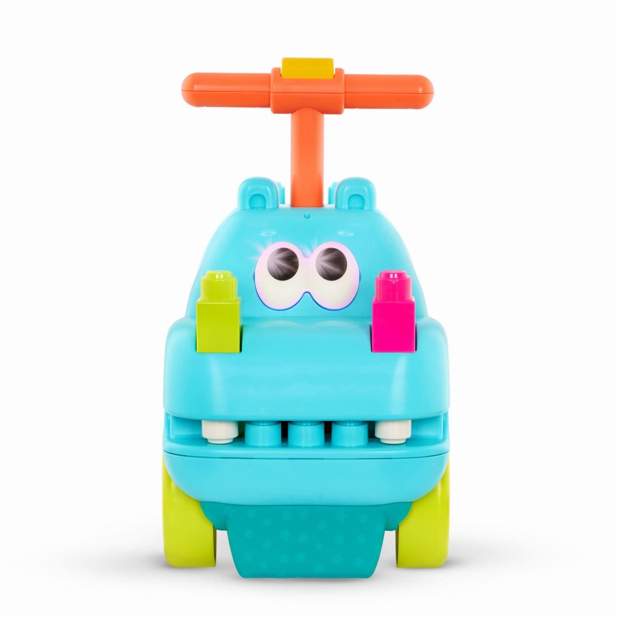 Locbloc Hippo Ride-On with Blocks – JEŹDZIK-HIPCIO z klockami / B.Toys