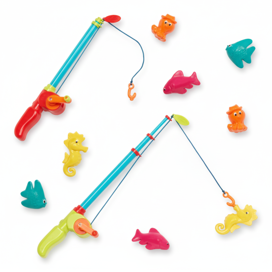 Little Fisher’s Kit – zestaw dla małych wędkarzy w praktycznej tubie / B.Toys