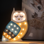 Lampa Little Lights Sowa MUSTARD / Little Lights
