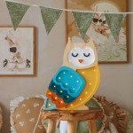 Lampa Little Lights Sowa MUSTARD / Little Lights