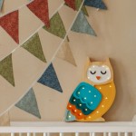 Lampa Little Lights Sowa MUSTARD / Little Lights