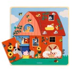 Puzzle dla najmłodszych, 3 plansze- gospodarstwo / Djeco DJ01482