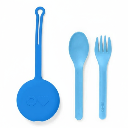 OMIEPOD zawieszka - pokrowiec ze sztućcami, Capri Blue / OMIE