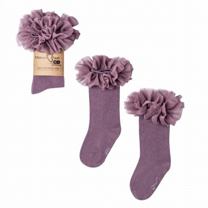 Podkolanówki Tutu -Brudny wrzos, 0-1 lat / Mama's Feet