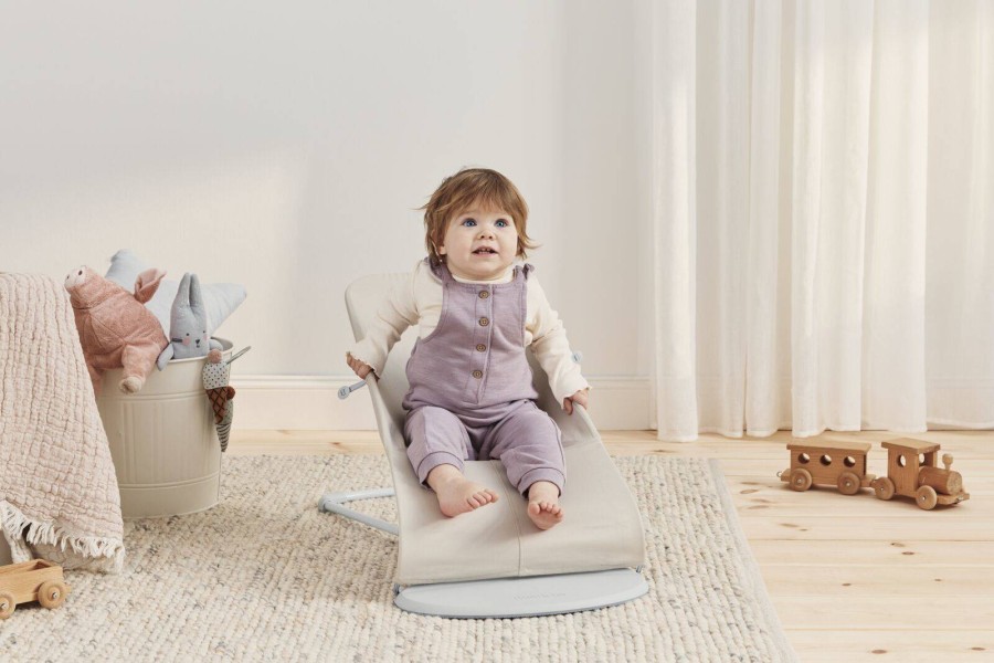 BABYBJORN - leżaczek BLISS 3D Jersey - Light beige