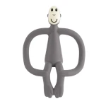 Gryzak masujący ze szczoteczką SZARY / Matchstick Monkey