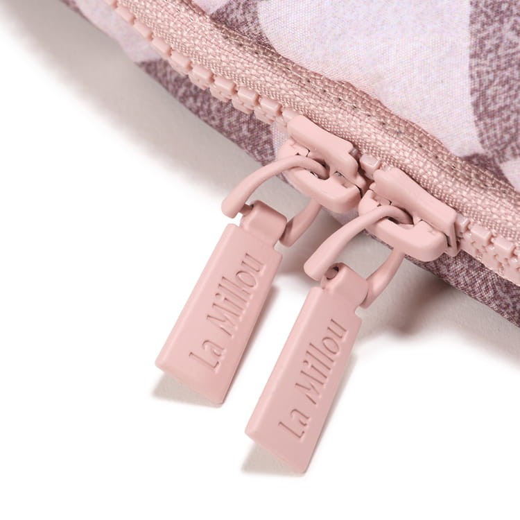 Zimowy śpiworek ASPEN WINTERPROOF COMBO - PRINCESS CHESSBOARD, POWDER PINK / La Millou